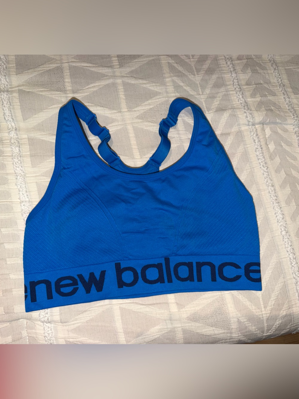 New Balance Sports Bra Royal Blue- XL
